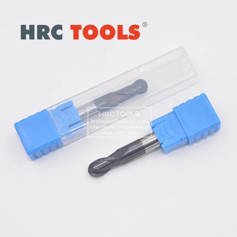 

C18-R2x8Hx4Dx75L HRC45 2-флейтовая твердосплавная шаровая Концевая фреза для стали