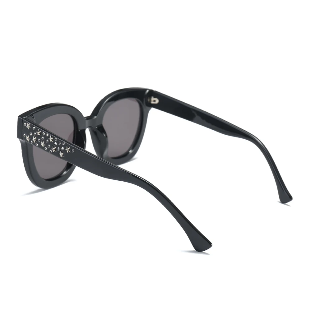 Aoron Pink Rhinestone Sunglasses Star Men Unisex Brown White Big Designer Black Shades For Women Female Uv400 | Аксессуары для