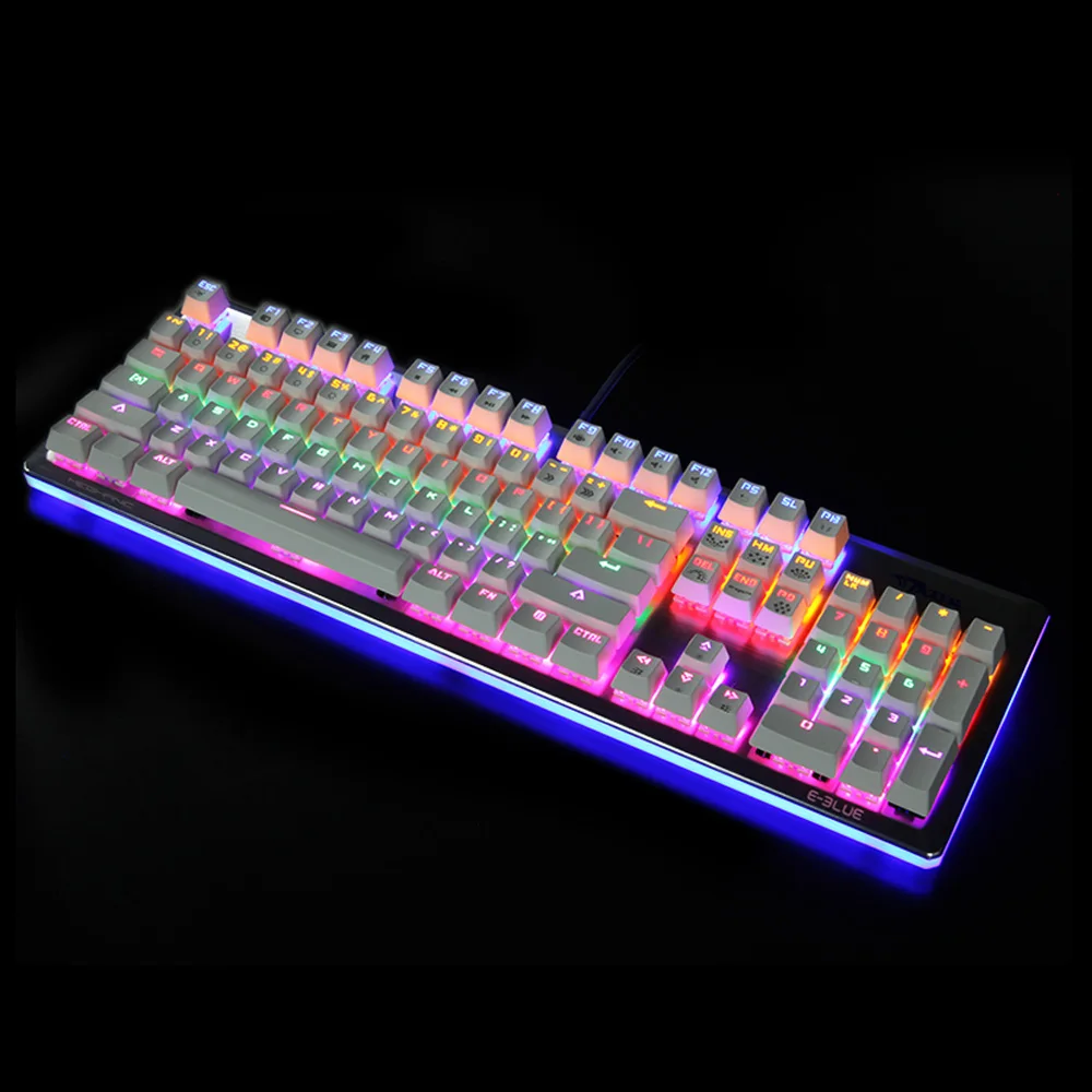 E 3LUE K727 NKRO Игры Механическая клавиатура Проводная с красочными Подсветка полный N