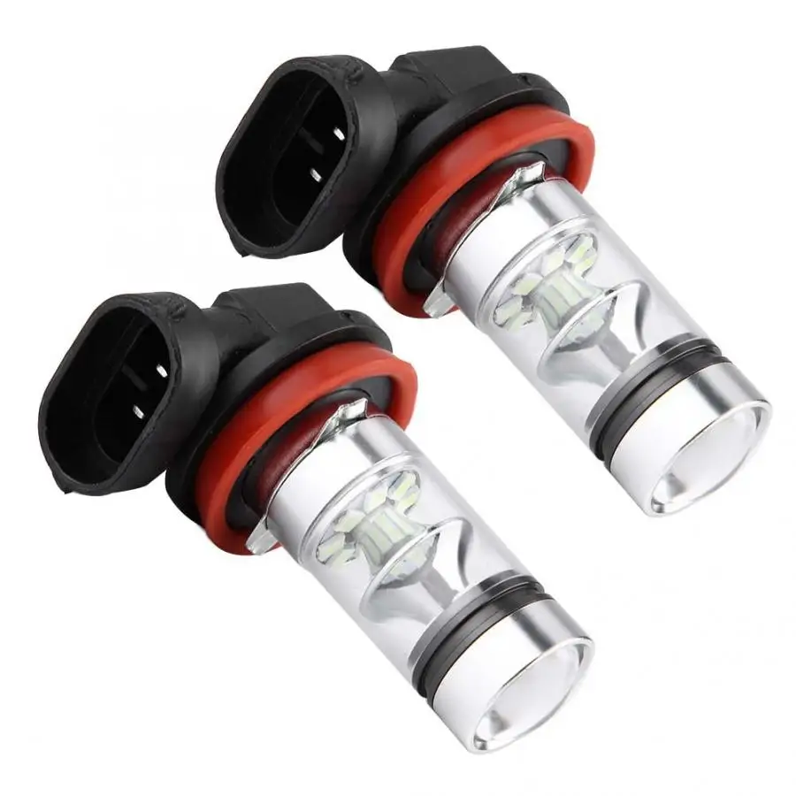 2 шт. автомобисветодиодный светодиодные лампы h4 H8 H11 8000K 100 Вт|Передние LED-фары для