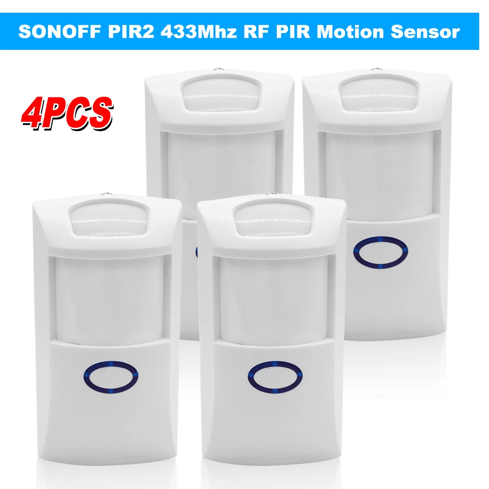 Беспроводной двойной инфракрасный детектор SONOFF PIR2 433 МГц радиочастотный датчик