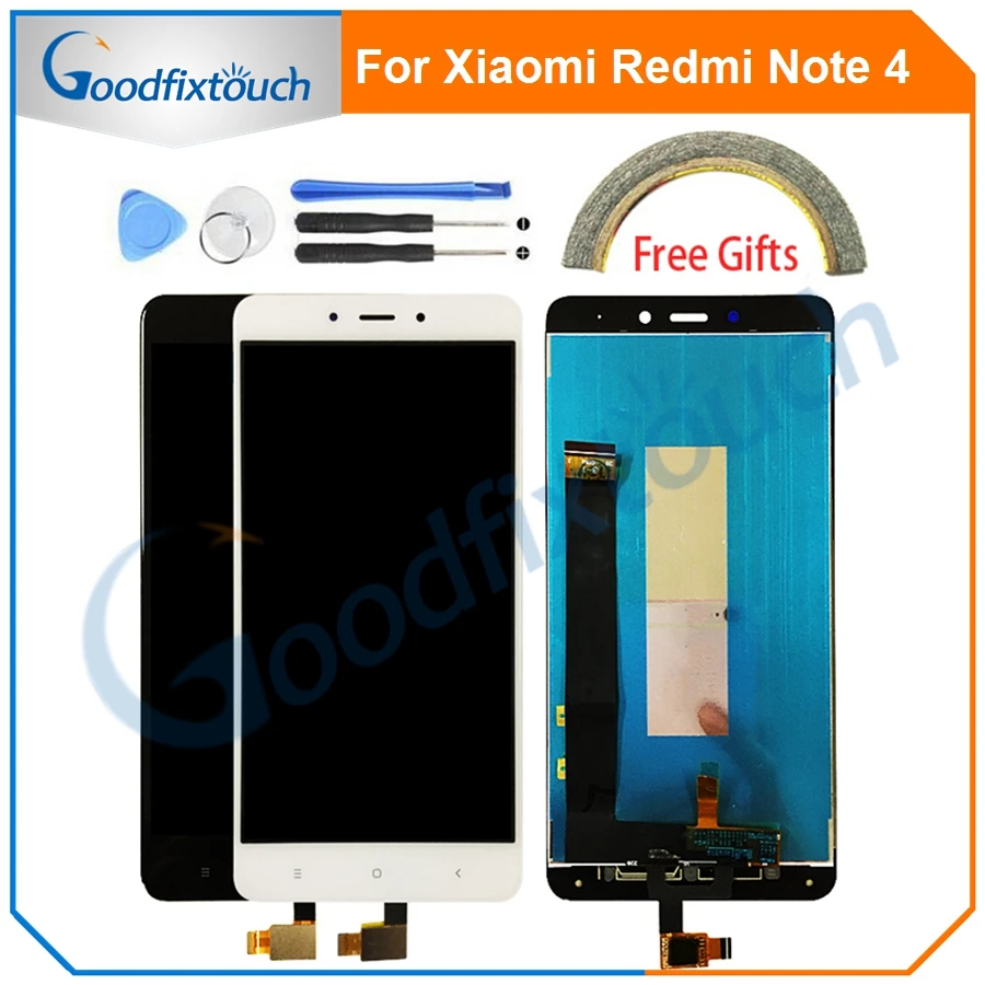 LCD Screen For Xiaomi Redmi Note 4 Display Touch Digitizer Assembly Note4 100% Tested High Quality NEW | Мобильные телефоны и