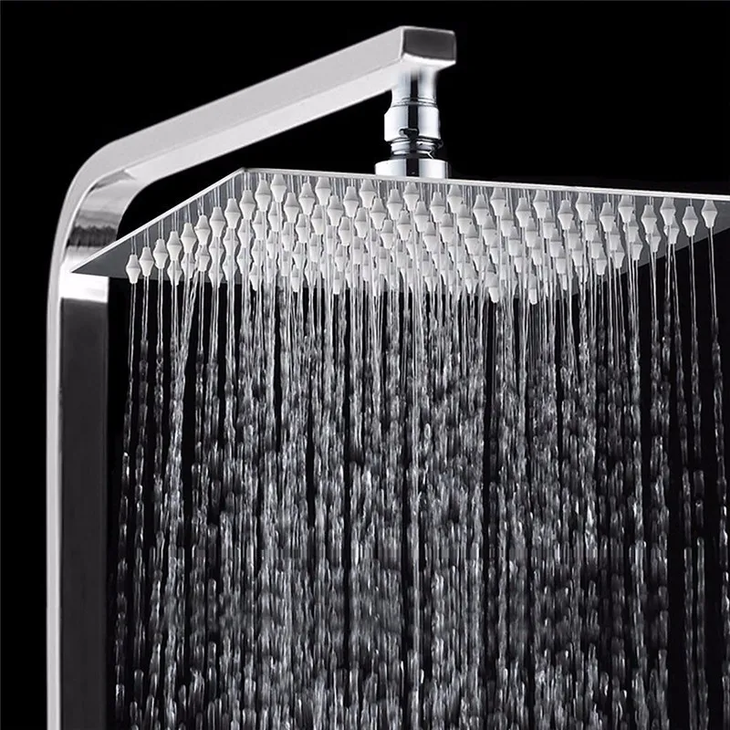 

304 Stainless Steel Square &Round Shower Head Pressurize Bathroom Top Spray Head Rainfall shower heads