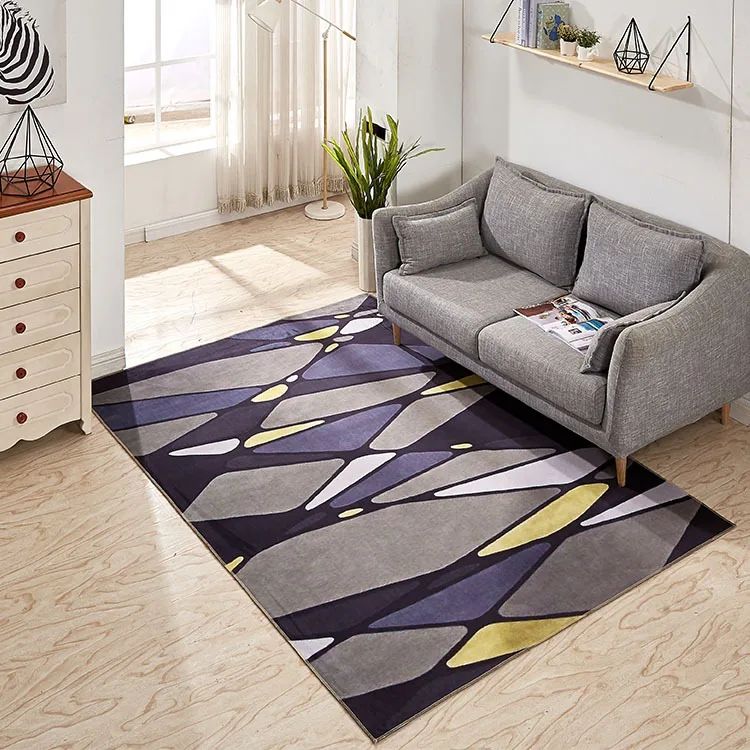 Современные Геометрические ковровые покрытия для гостиной домашние большие