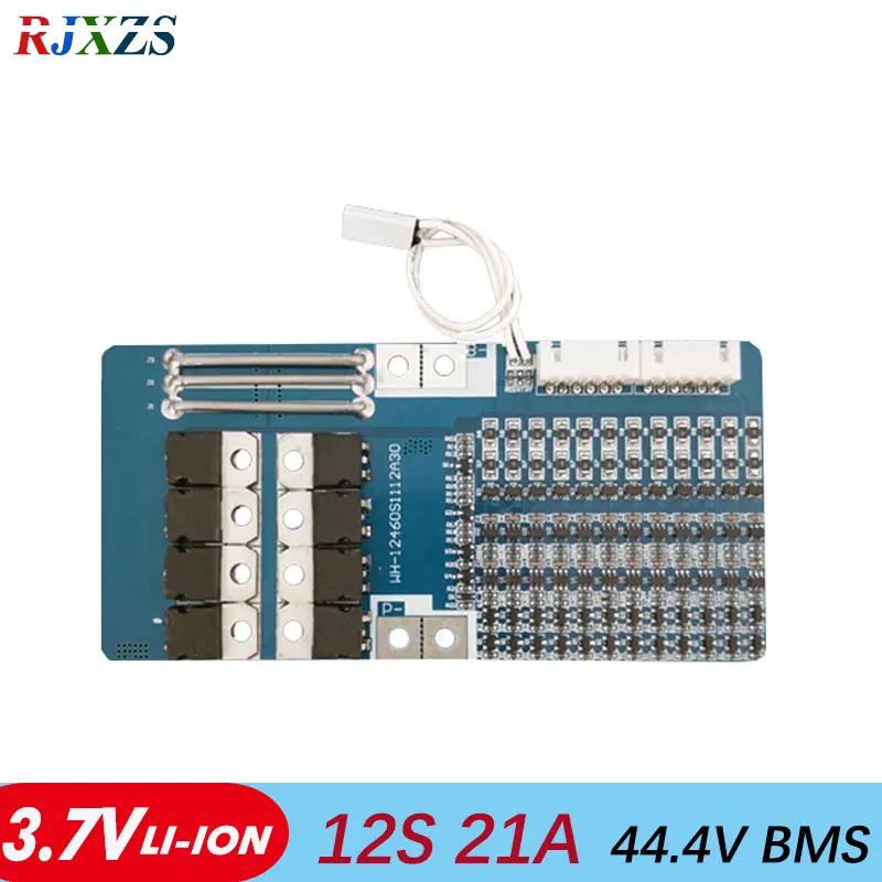 BMS 12S 21A 50 4 V li ion PCM Защитная плата bms pcm для электрического велосипеда