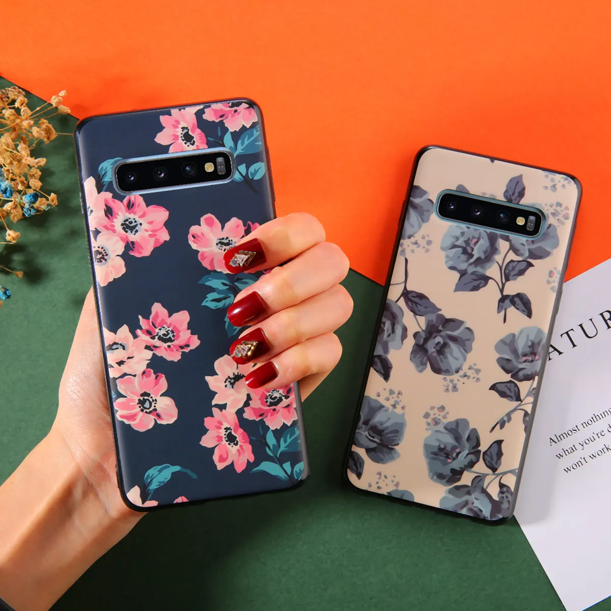 KJOEW чехол с тропическими листьями для samsung Galaxy s10 Edge Plus S8 S9 чехлы телефонов