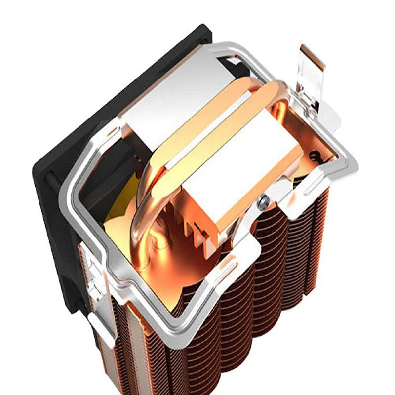 PCCOOLER S83 кулер для процессора медное покрытие плавники 2 тепловые трубки 80 мм/8 см