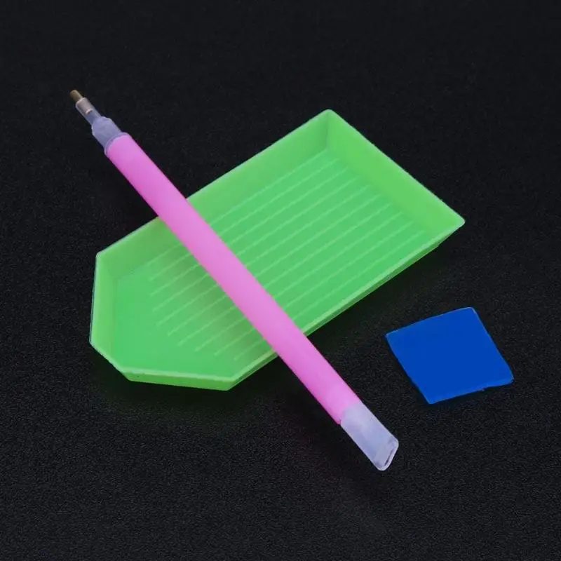 DIY алмазная живопись ручка Инструмент Полный квадратные Стразы мозаика Вышивка