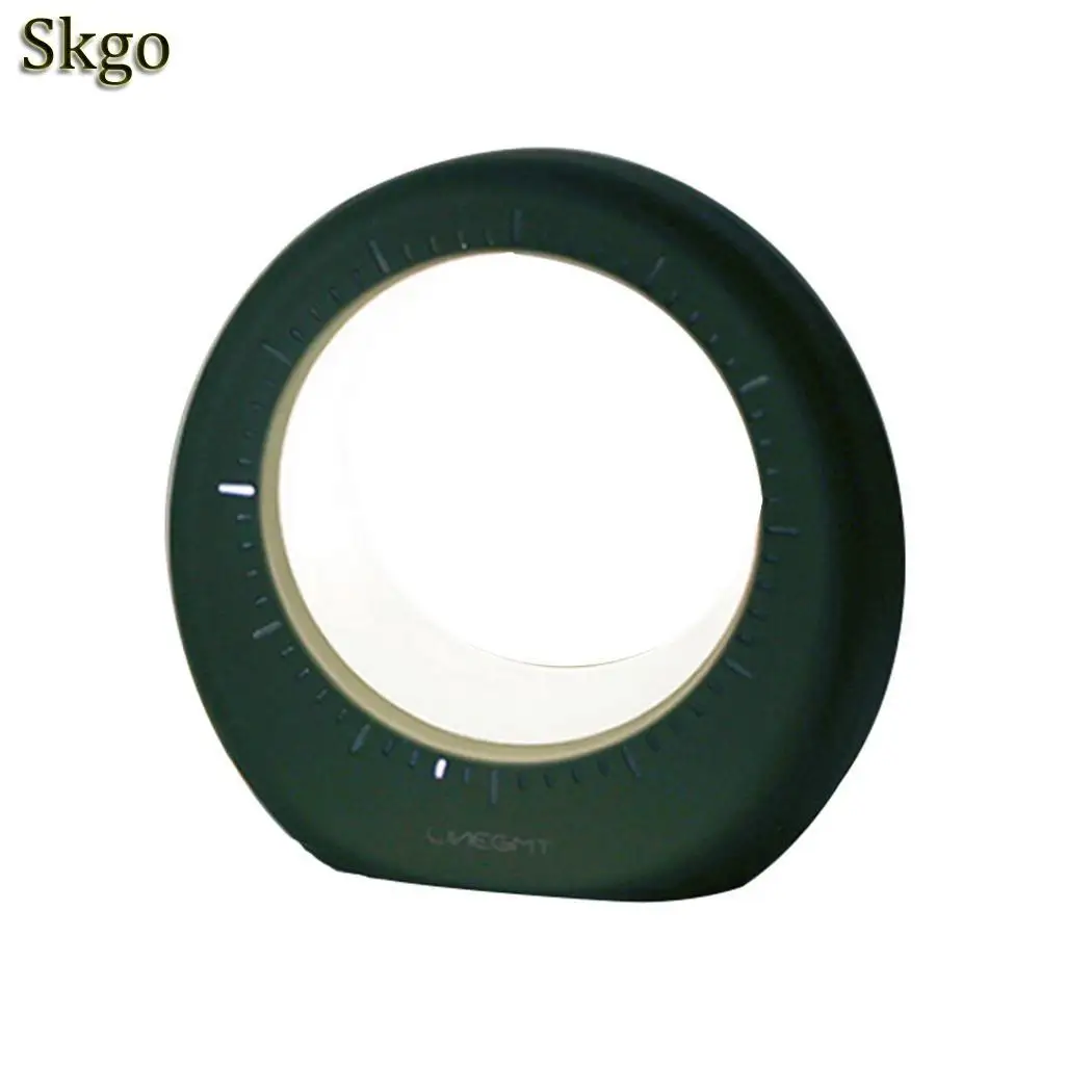 Современная яркость регулируемая usb зарядка часы белый черный светло зеленый