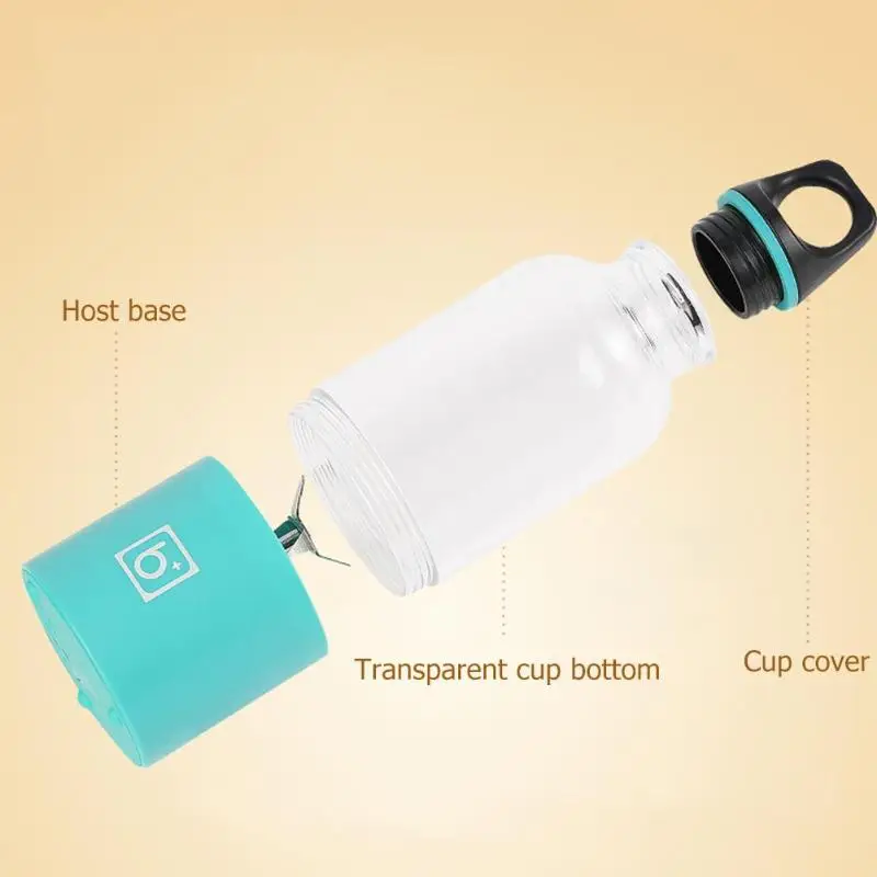 500 мл Мини электрическая соковыжималка чашка USB перезаряжаемая Соковыжималка