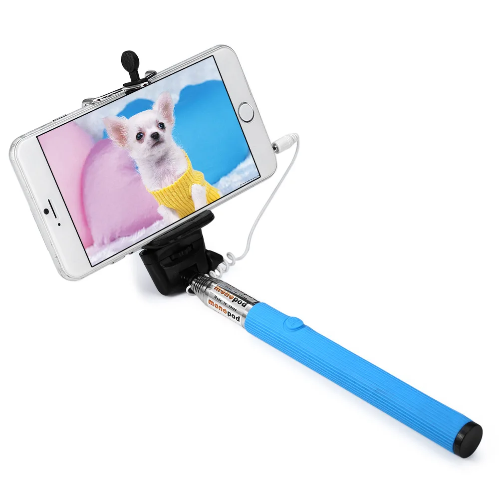 Z07-5S мобильного телефона монопод Selfie Stick Автопортрет полюс с удаленным кнопка