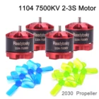 Новый пропеллер 1104 7500kv 2-3s миниатюрный бесщёточный электродвигатель 2030 для RC 80 90 100 мм 120 мм ELF 88 мм 88 мини-мультироторный Дрон