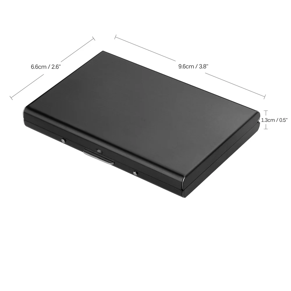 RFID Блокировка держатель кредитной карты бумажник чехол для ID из нержавеющей