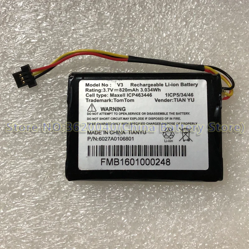GND 3 7 V V3 Батарея для TomTom one V2 V5 XL Европа Dach TML Rider IQ маршруты S4L 2nd 4K00.100 акумуляторная