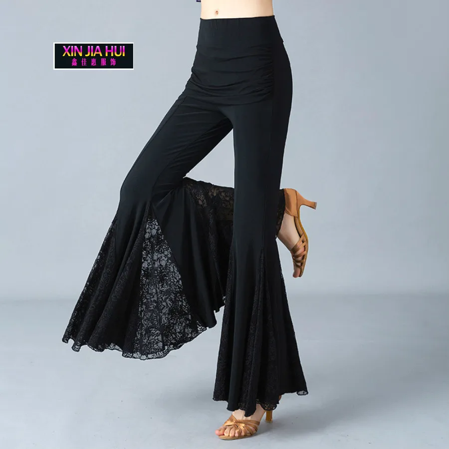 Лучшие Продавцы новый узор танцевальные брюки современное бальное танцы