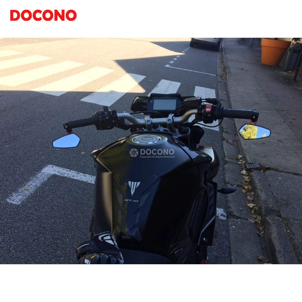 

Motorcycle 22mm handlebar side rearview mirrors Universal For HONDA cb 400f steed cb 500x For KAWASAKI z300 versys 1000 etc.