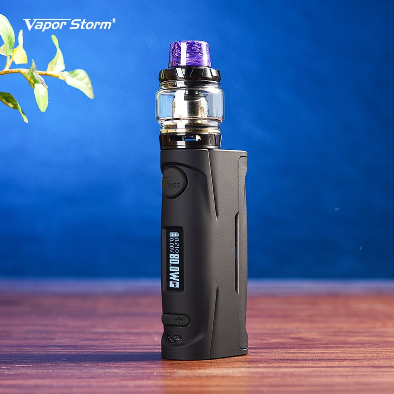 Пара шторм Пума ребенка 80 Вт поле Mod Hawk электронная сигарета Vape комплект OLED экран