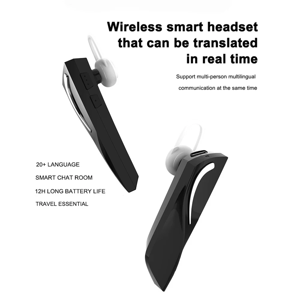 IG Intelligent 26 языков мгновенный переводчик голосовые беспроводные bluetooth наушники