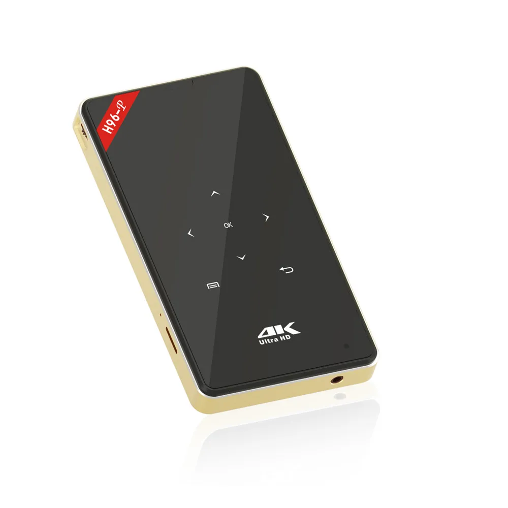 Мини H96 P DLP проектор Android 6 0 1G + 8G 854x480 WVGA разрешение Карманный Bluetooth 4 0/WIFI для
