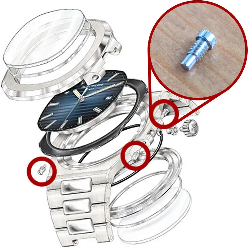 5711 стальной винт для ПП Patek Филипп NAUTILUS спортивные часы запчасти