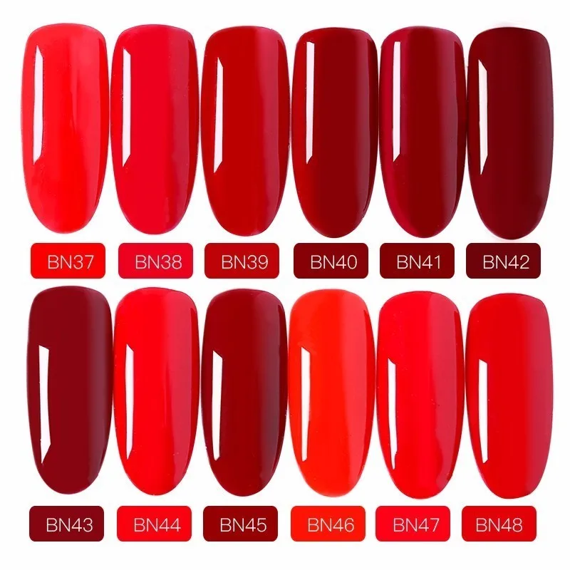 Blueness Red Series УФ гель для ногтей 6 мл Гель лак маникюр наращивание ногтей|Гель