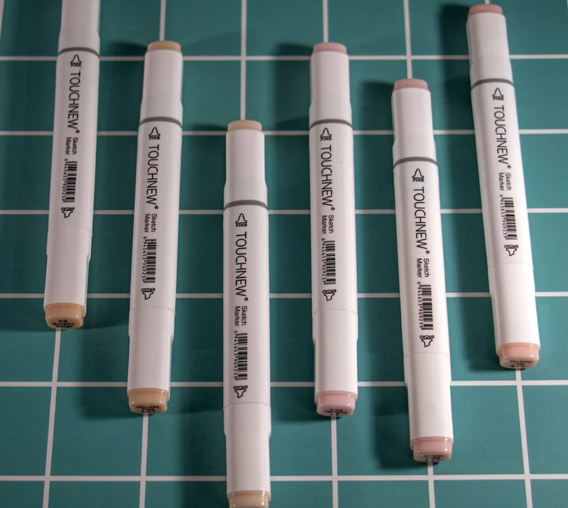 TOUCHNEW Copic Знаки 30/40/60/80 Цвета комплект анимация Рисование манга школа рисования