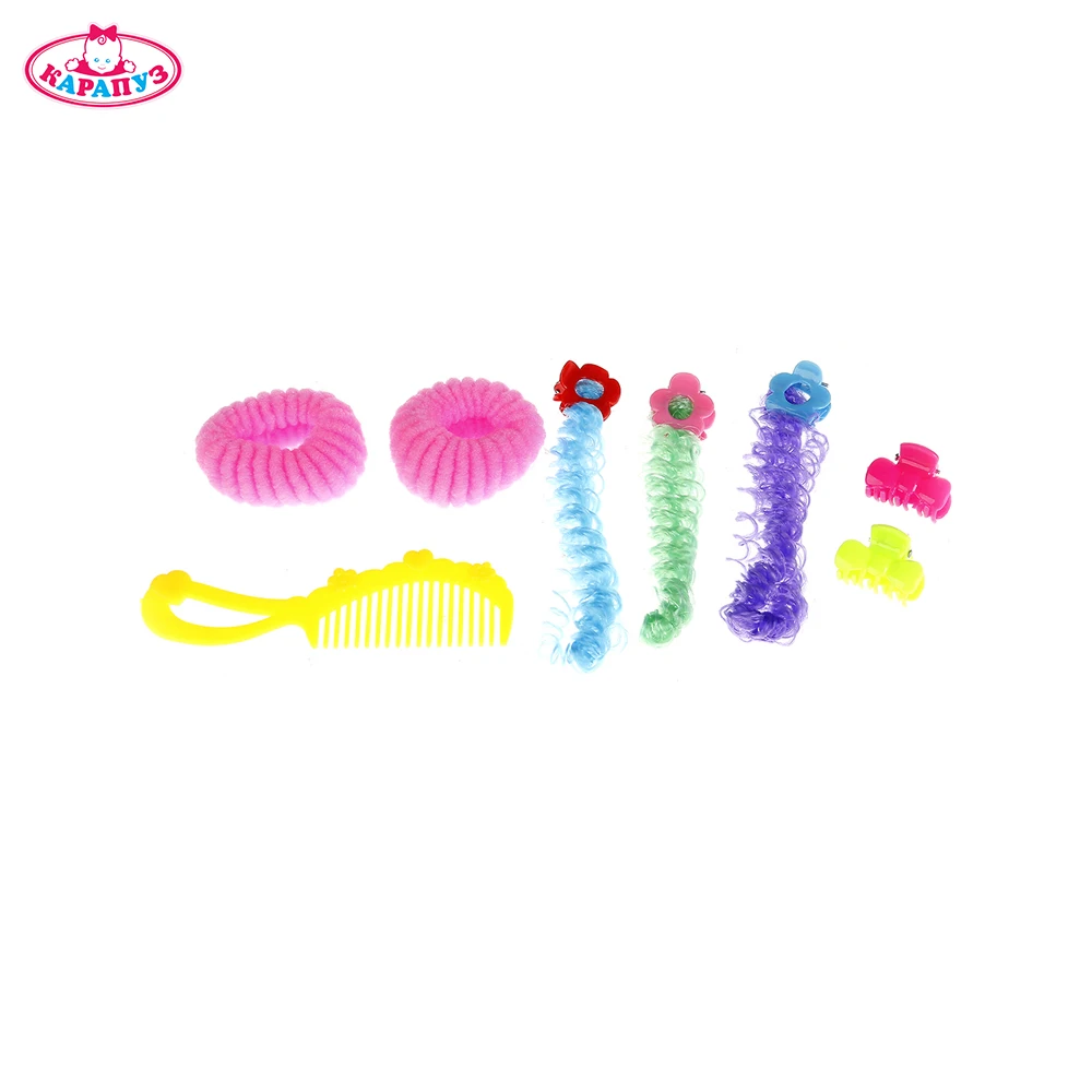 Кукла-манекен КАРАПУЗ для создания причесок с аксессуарами волос доставка от 2-х