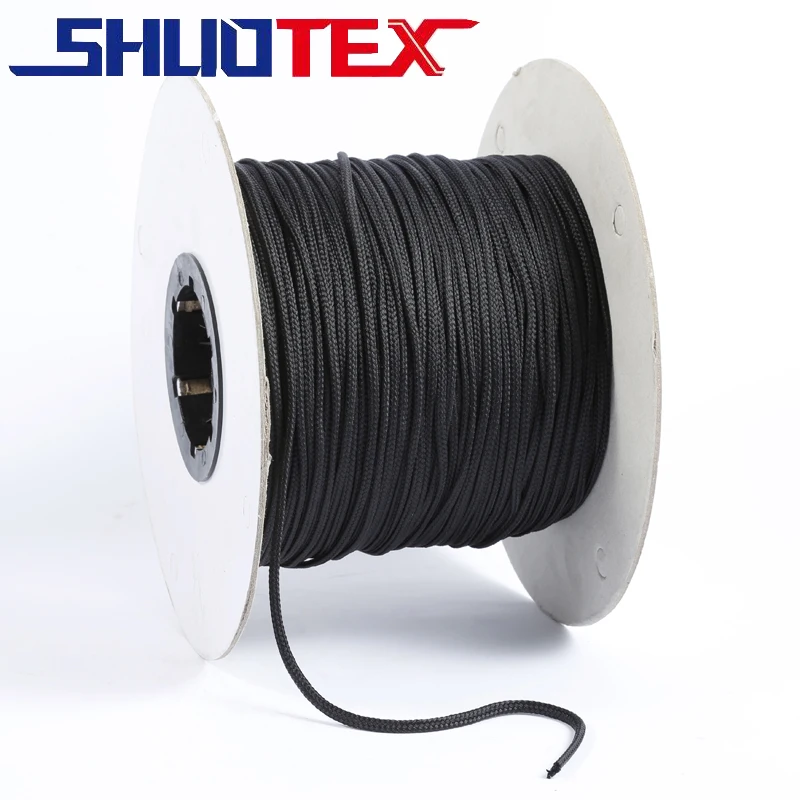 

Black polyester braided sleeve