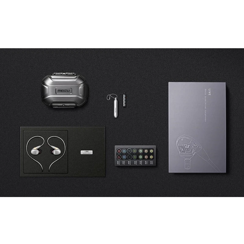 Проводный динамический наушник MEIZU LIVE Quad с высокой четкостью|Наушники и