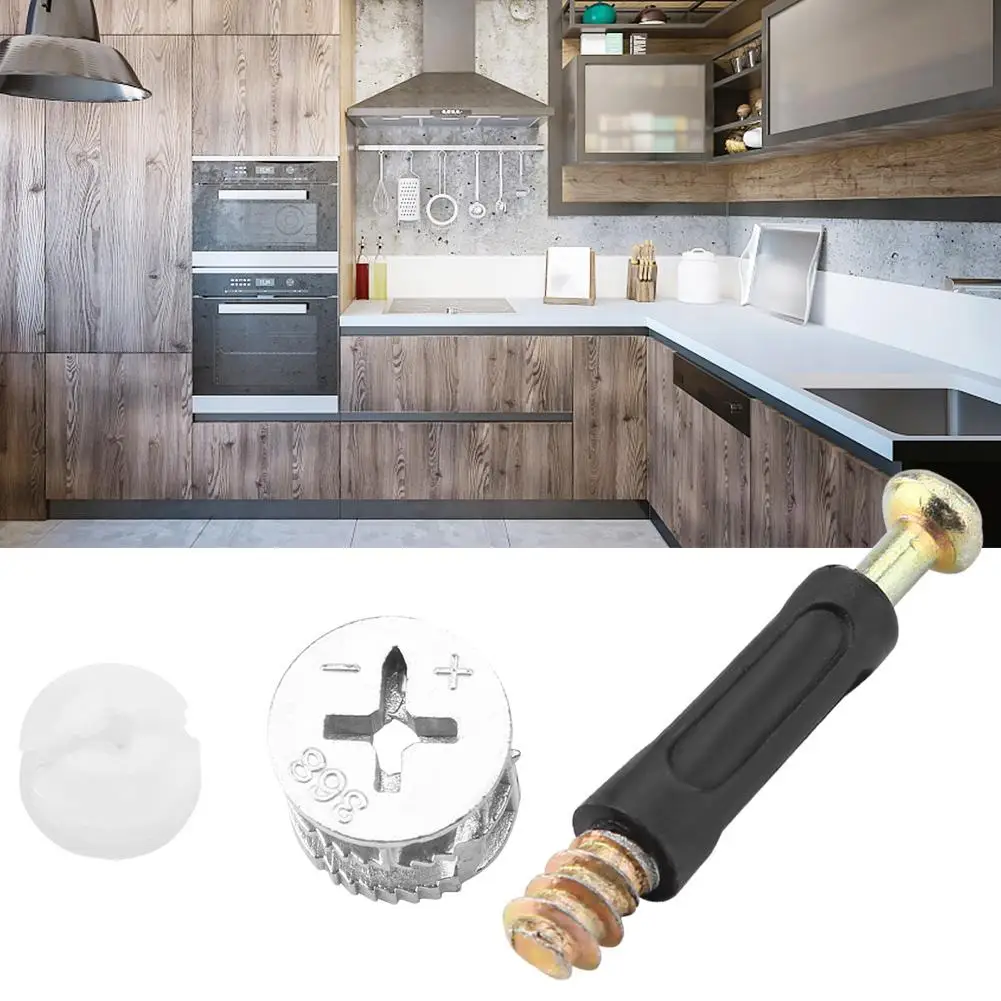 Утолщенный крепкий мебельный крепежный дюбель соединитель Cam замок