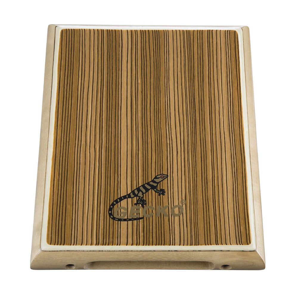 GECKO Travel Box Drum Cajon Flat Hand Percussion Instrument with Bag Unique Musical |