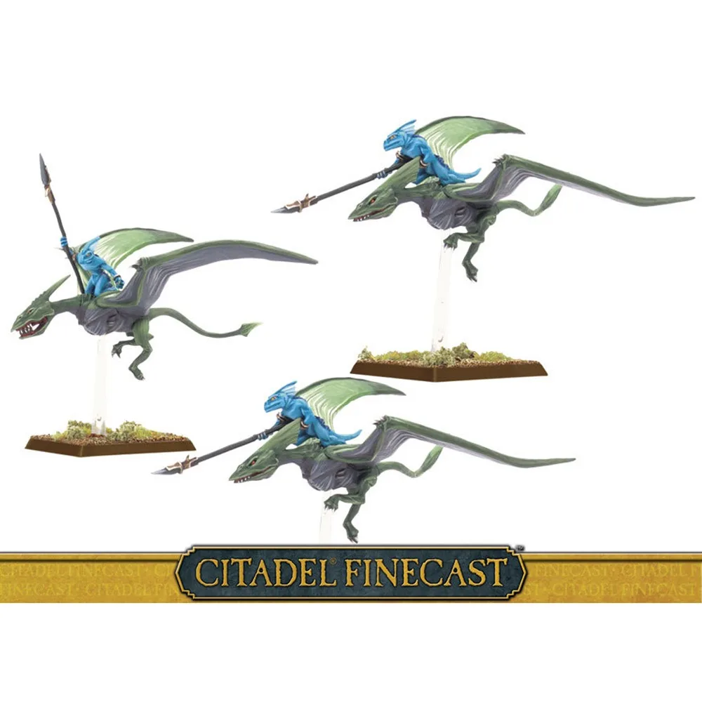 Lizardmen Terradon Rider (металл 3 шт)| |