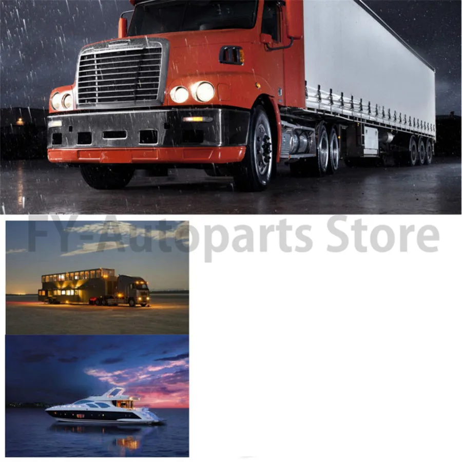 

6 Rocker Switch Panel LED 5-15V Flashing alarm dispaly Waterproof IP65 for Off Road Boat Car Truck ATV SUV