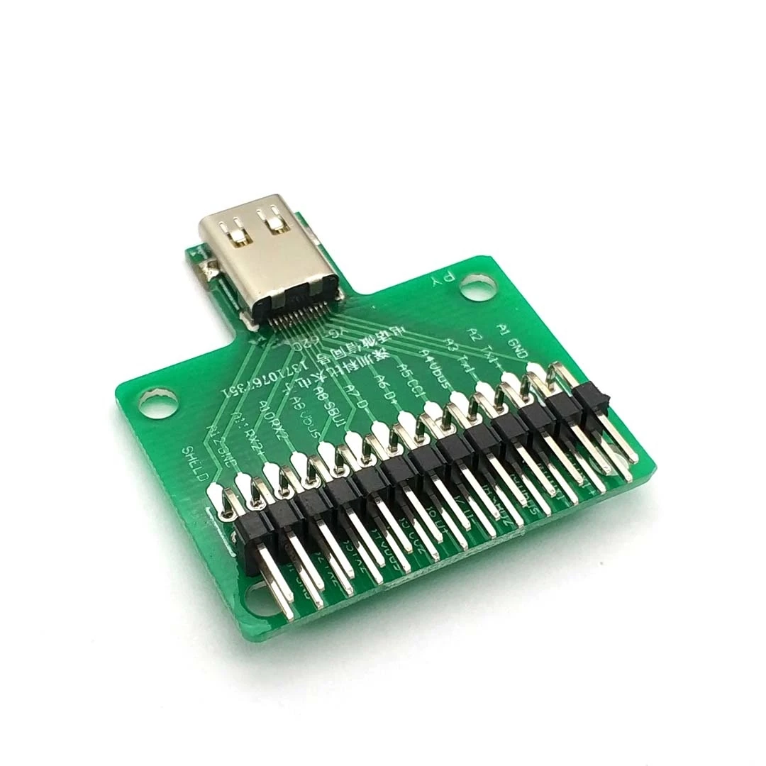 Адаптер розетки с 24 контактами USB 3 1 Тип C для подключения провода и кабеля P