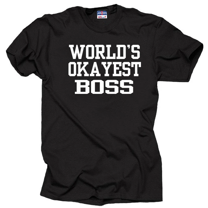 OKAYEST Босс футболка подарок для босса смешной Рождественский подарок|Мужские