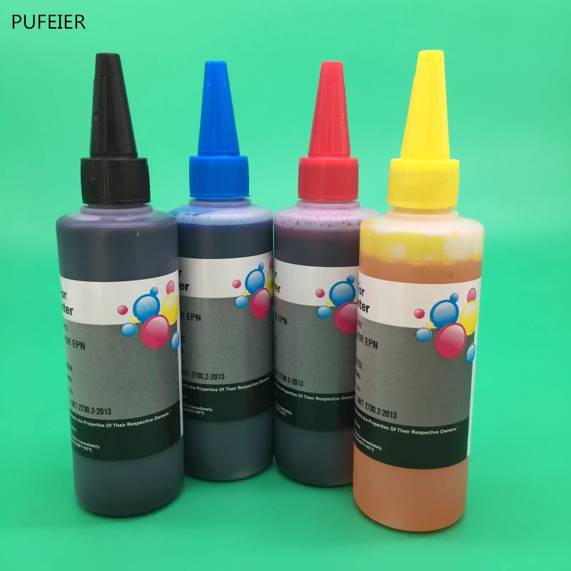 4 бутылочки x 100 мл 92N T0921N T0924N чернила на основе красителя для Epson Stylus T26 T27 TX117 TX119 TX106