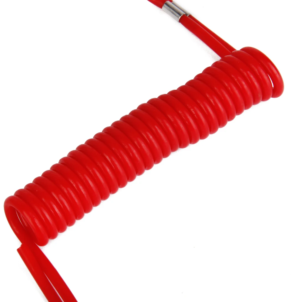 

Safety Tether Rope Boat Ignition Motor Outboard Kill Stop Switch Lanyard Red