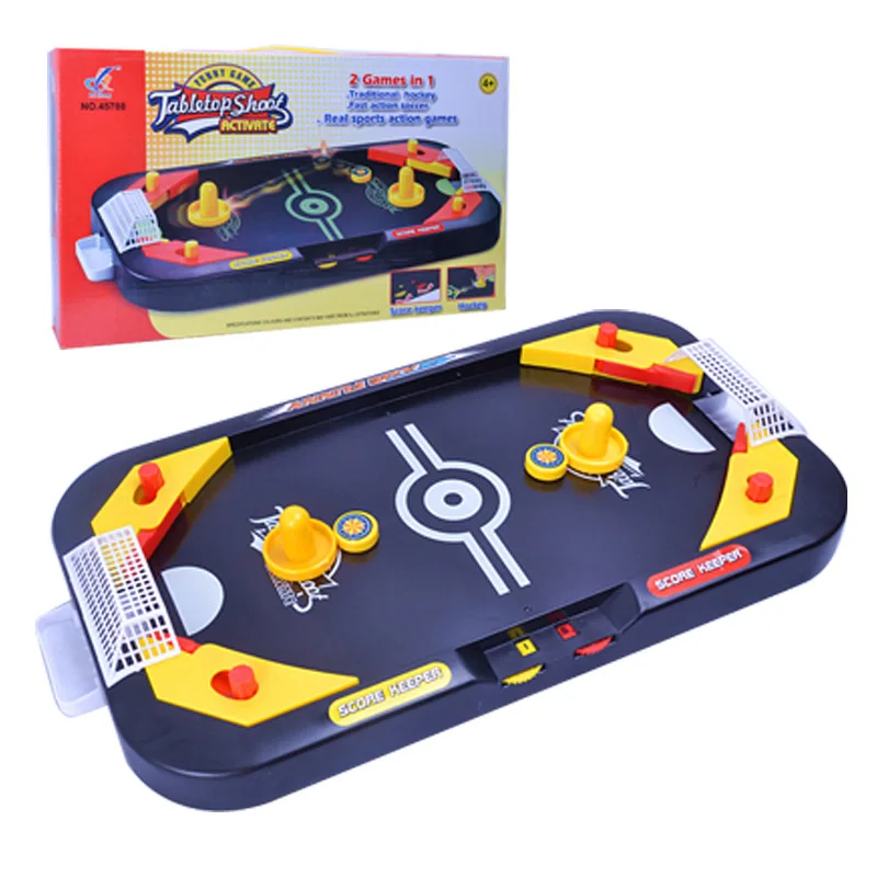 

Factory Direct Two-in-one Ice Hockey Desktop Game Competitive Game Mini Ice Hockey Table Interactive Board Game