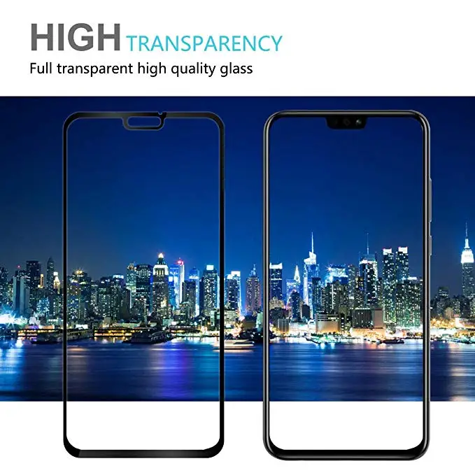 Закаленное стекло 9D для huawei honor 8x Защита экрана p30 p 20 pro mate lite light 10 8c 8a 8s | Мобильные