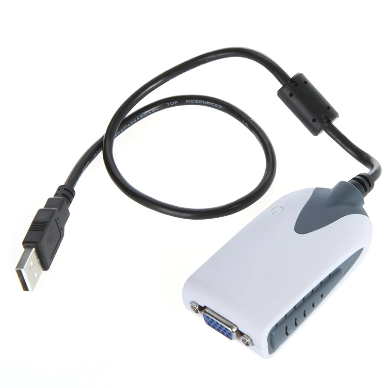 Адаптер USB 2 0 VGA для дисплея дополнительный монитор мульти дисплей HDTV ПК ноутбука