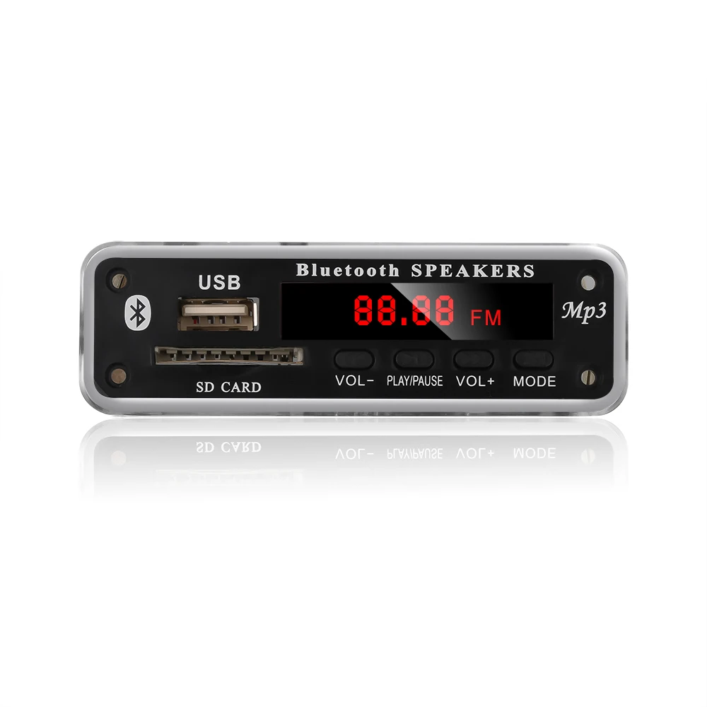 KEBIDU 5 12 в беспроводной V19 Bluetooth MP3 WMA декодер плата аудио модуль USB Радио mp3 плееры