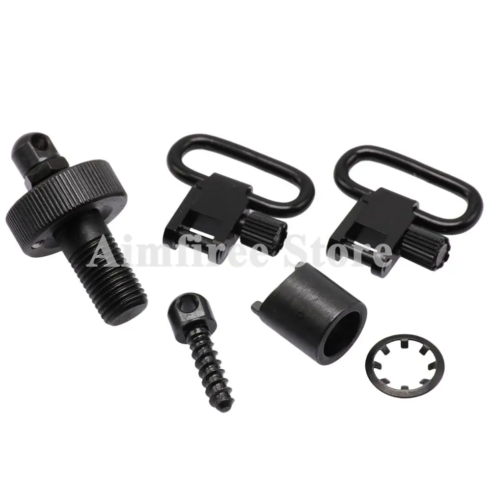 Охотничья сталь QD Mossberg 500 88 12GA Gauge Sling Mount Kit журнал трубка Адаптер Крышка Крепление