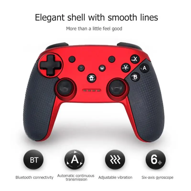 Беспроводной Bluetooth геймпад с вибрацией скриншот оси для Nintend Switch|Геймпады| |