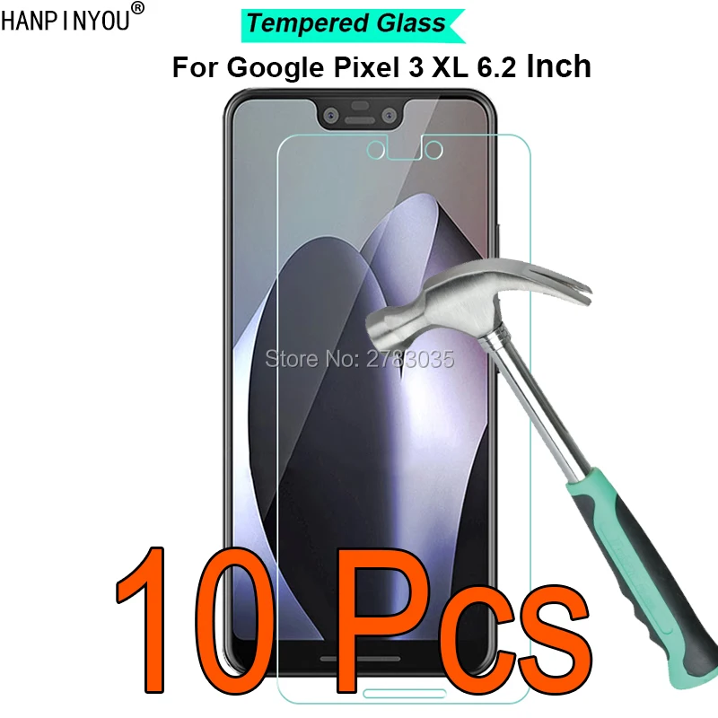 

10 шт./лот для Google Pixel 3 XL 3xl 6,2 "9H твердость 2.5D ультратонкая закаленная стеклянная пленка для экрана