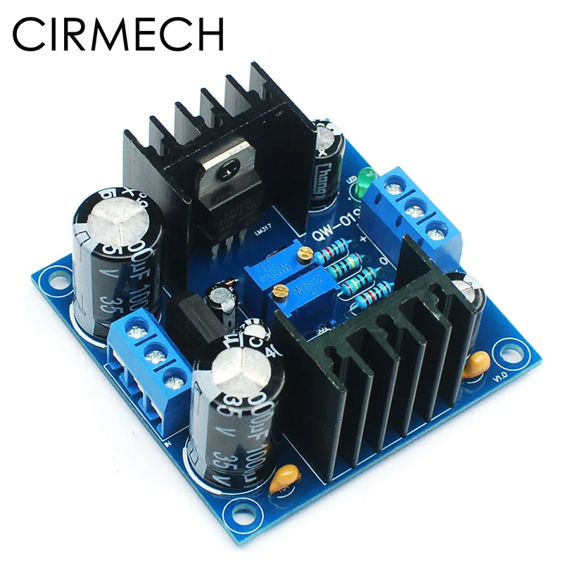 Комплект питания CIRMECH LM317 LM337 Регулируемый блок с двойным положительным и