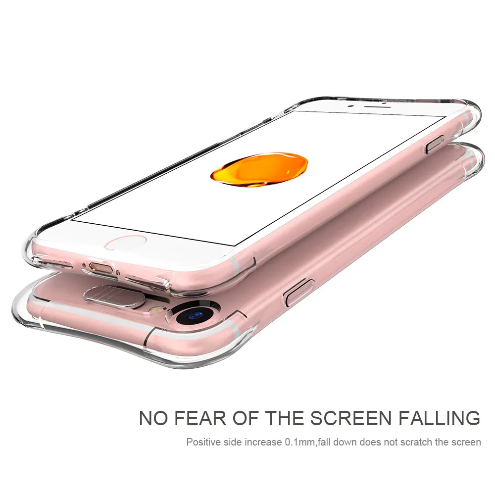 Чехол KISSCASE LED Flash для iPhone 5S 5 SE X прозрачный мягкий чехол из ТПУ с функцией вызова