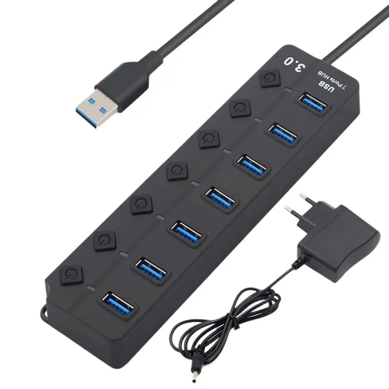 Высокоскоростной usb хаб 3 0 5 Гбит/с 7 портовый концентратор Usb разветвитель