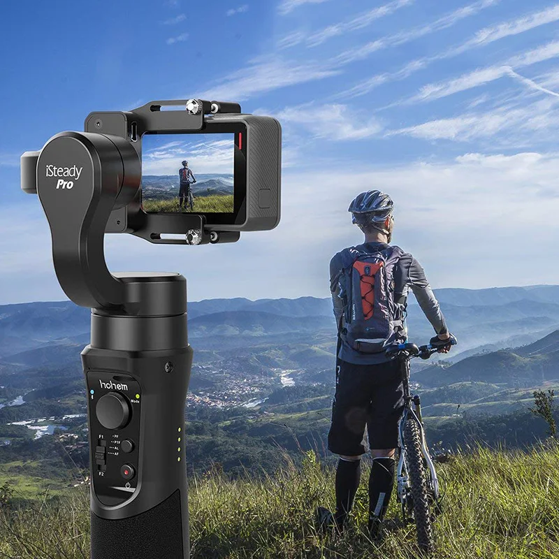 Hohem iSteady Pro 3-axis Handheld Gimbal Stabilizer for Gopro Hero 2018/6/5/4/3+/3 / Yi Cam 4K AEE /SJCAM Sports Action Camera |
