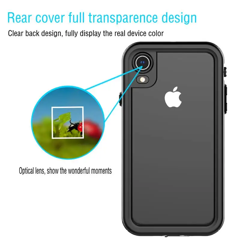 Водонепроницаемые чехлы для телефонов iPhone Xs Max/Xr пылезащитный чехол с защитой 360