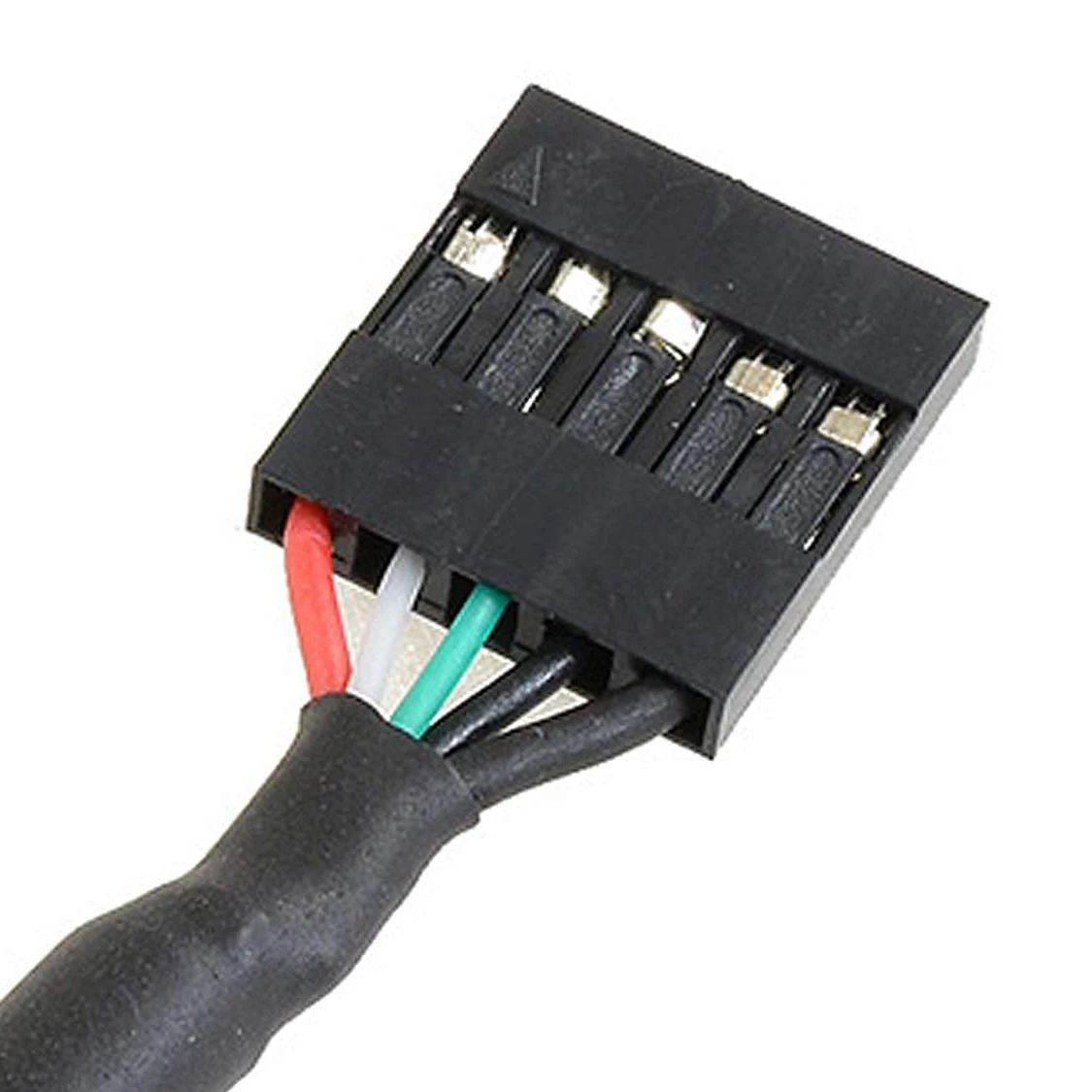 OPQ (2 Pack) 50 см 90 градусов правый угол типа B Печать USB папа на 5 Pin Материнская плата